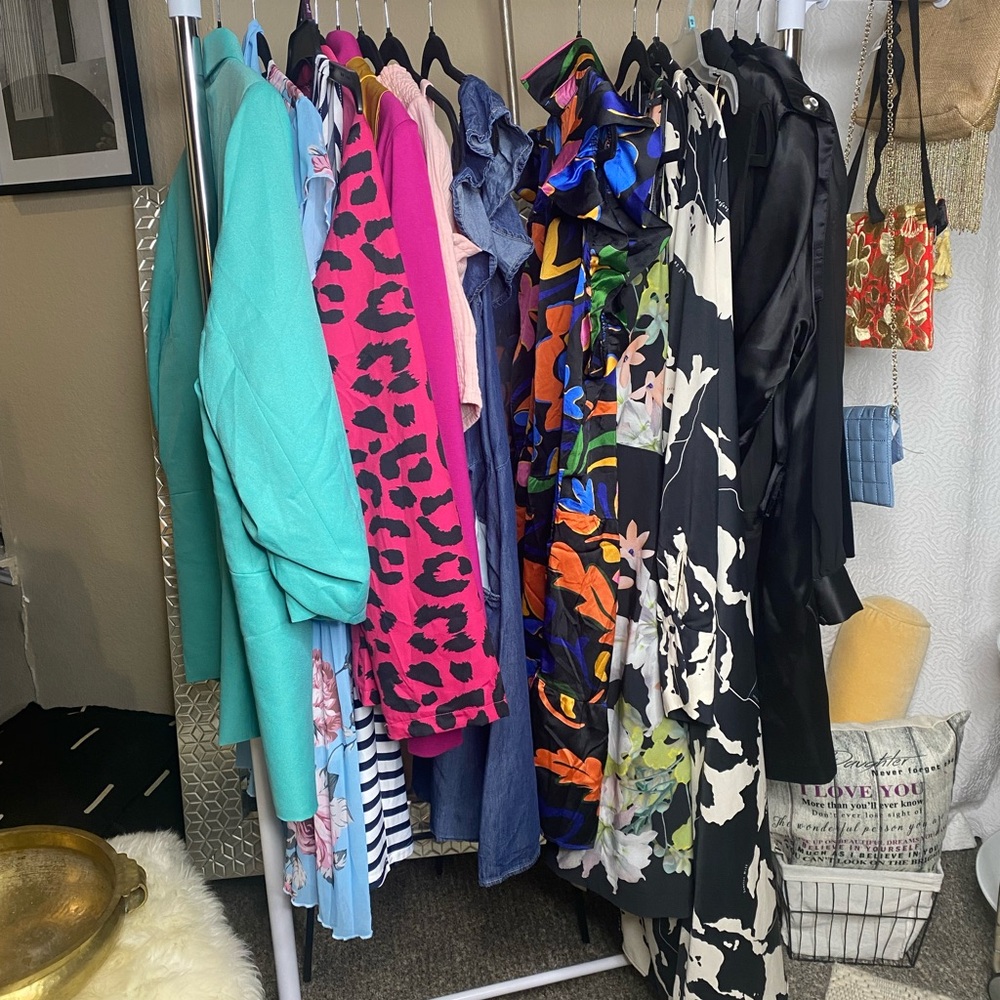 Colorful Clothing Rack